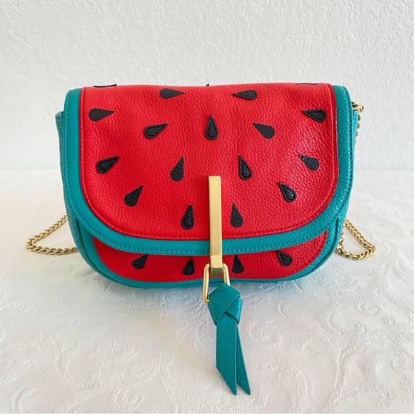 Vera Bradley Watermelon Leather Crossbody Bag